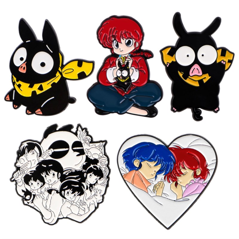 Anime Merchandise For Girls - Cute Q Version Cartoon Girl Black