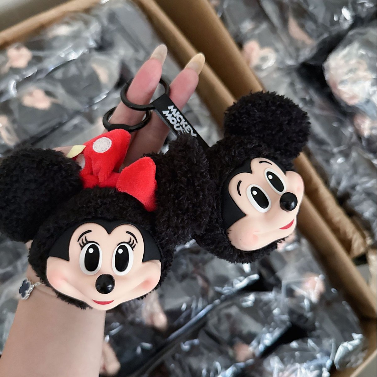 Mickey Minnie Plush Doll Keych - огляд і ціна Anime Merchandise Keychains