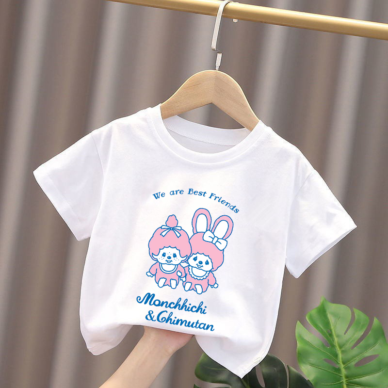 Monchhichi Kids T-shirts Anime - огляд і ціна Anime Merchandise For Girls