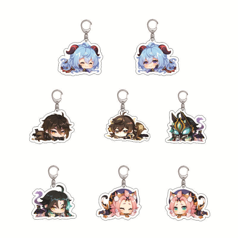 Genshin Impact Acrylic Keychai - огляд і ціна Anime Merchandise Keychains